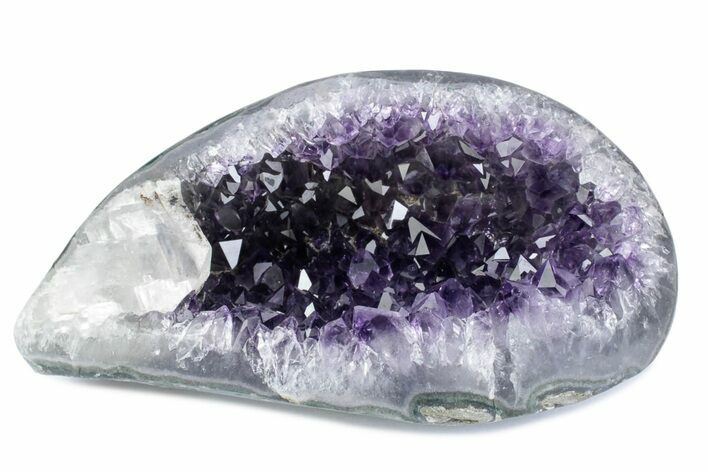 Wide, Purple Amethyst Geode - Uruguay #380260